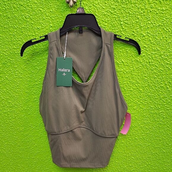 HALARA Olive Green Women's Top - Picture 1 of 3